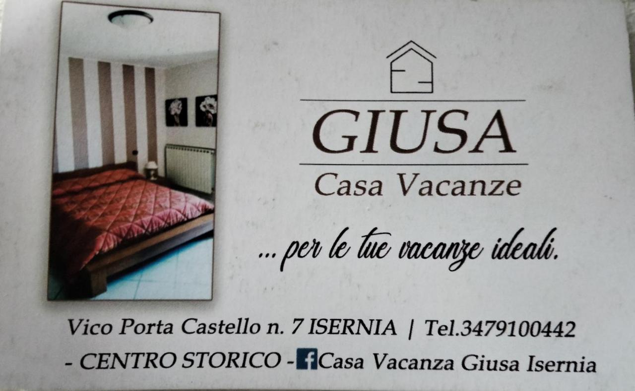 Casa Vacanza Giusa Per Le Tue Vacanze Ideali 伊塞尔尼亚 外观 照片